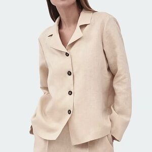 Sleeper Linen Button Down Top